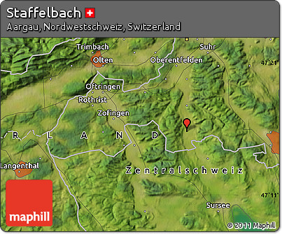 Satellite Map of Staffelbach