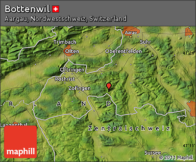 Satellite Map of Bottenwil