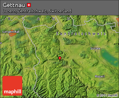 Satellite Map of Gettnau