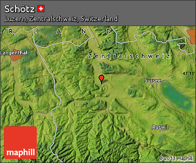 Satellite Map of Schötz