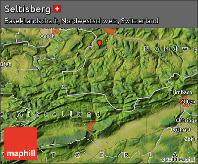 Satellite Map of Seltisberg