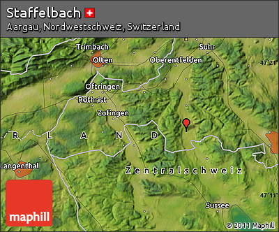 Satellite Map of Staffelbach