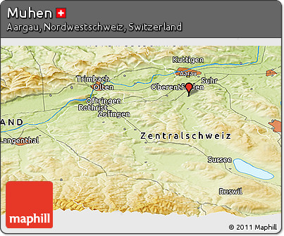 Physical Panoramic Map of Muhen