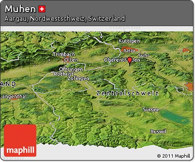Satellite Panoramic Map of Muhen
