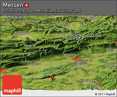 Satellite Panoramic Map of Messen