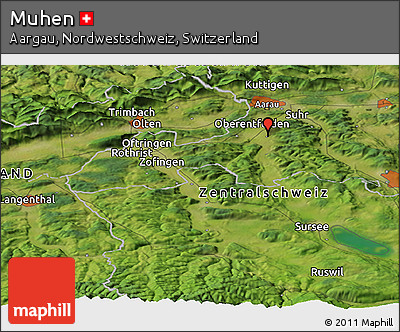 Satellite Panoramic Map of Muhen
