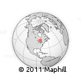Outline Map of the Area around 47° 16' 15" N, 81° 31' 30" W, rectangular outline
