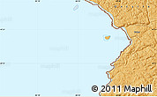 Political Map of the area around 47° 16' 15" N, 84° 55' 30" W