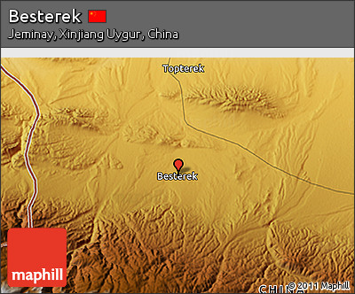 Physical 3D Map of Besterek