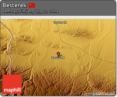 Physical 3D Map of Besterek