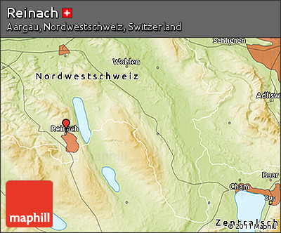 Physical 3D Map of Reinach