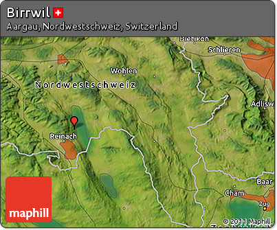 Satellite 3D Map of Birrwil