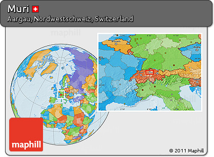 Political Location Map of Muri