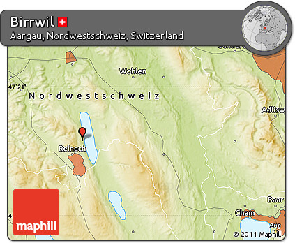 Physical Map of Birrwil