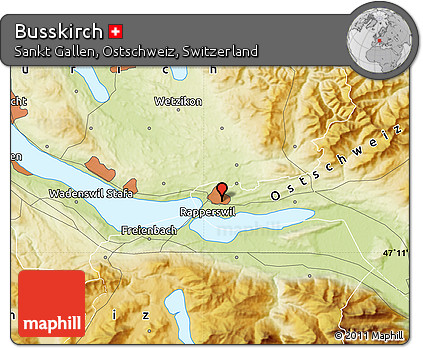 Physical Map of Busskirch