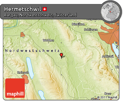 Physical Map of Hermetschwil