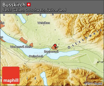 Physical Map of Busskirch