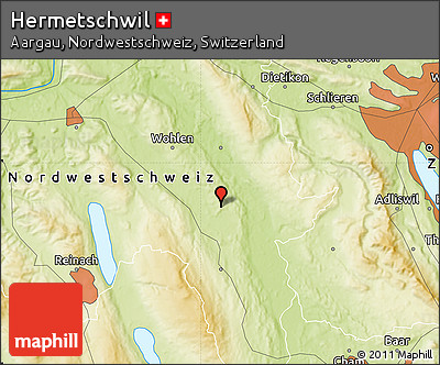 Physical Map of Hermetschwil
