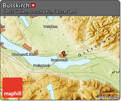 Physical Map of Busskirch