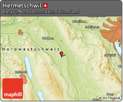 Physical Map of Hermetschwil