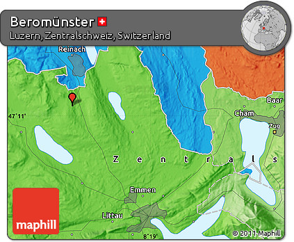 Political Map of Beromünster