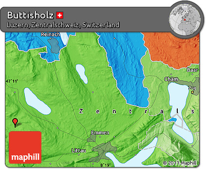 Political Map of Buttisholz