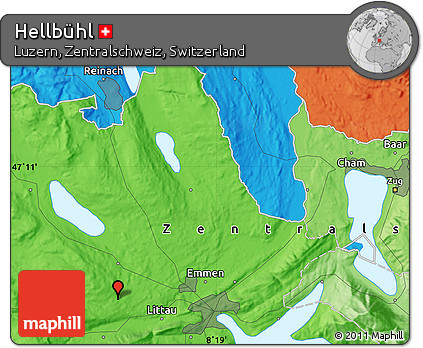 Political Map of Hellbühl