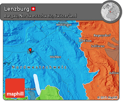 Political Map of Lenzburg
