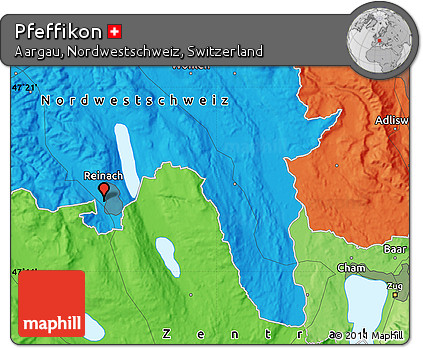 Political Map of Pfeffikon