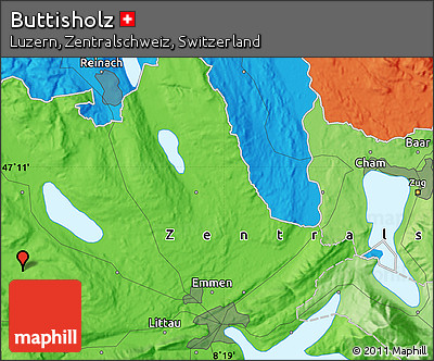 Political Map of Buttisholz