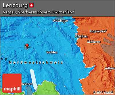 Political Map of Lenzburg