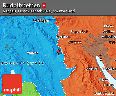 Political Map of Rudolfstetten