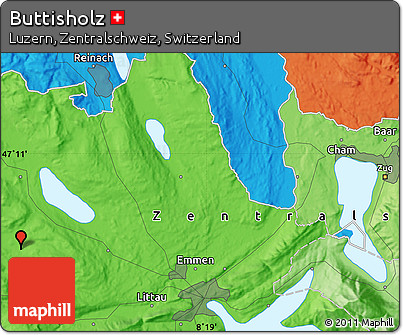 Political Map of Buttisholz