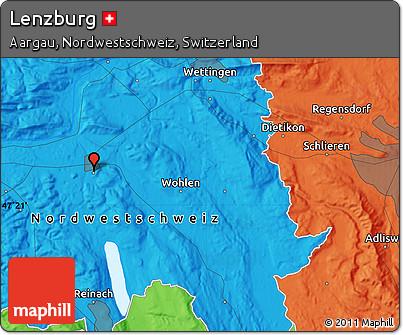 Political Map of Lenzburg
