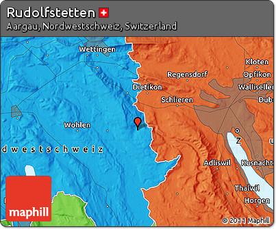 Political Map of Rudolfstetten