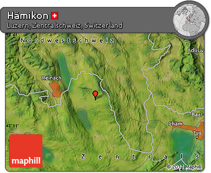 Satellite Map of Hämikon