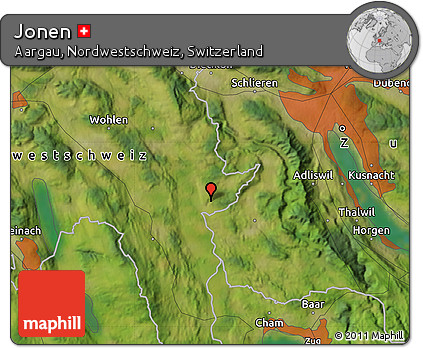 Satellite Map of Jonen