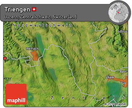 Satellite Map of Triengen