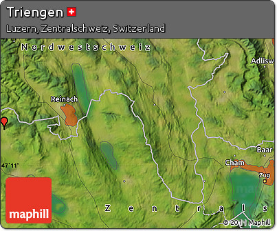 Satellite Map of Triengen