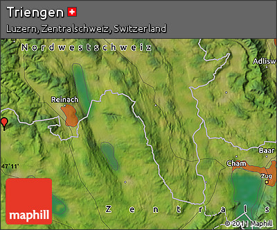 Satellite Map of Triengen