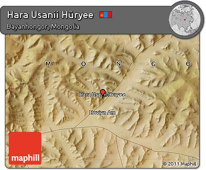 Satellite Map of Hara Usanii Hüryee