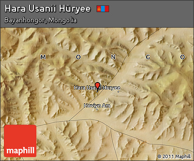 Satellite Map of Hara Usanii Hüryee