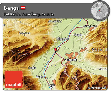 Physical 3D Map of Bangs