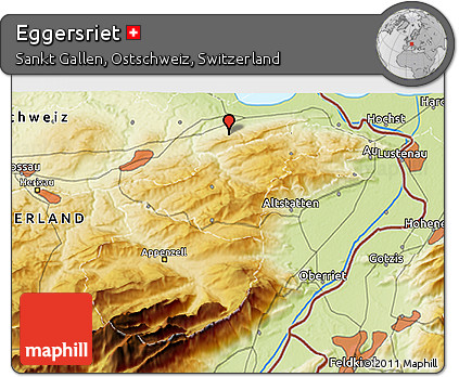 Physical 3D Map of Eggersriet
