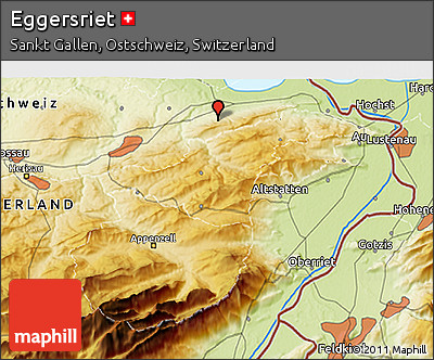 Physical 3D Map of Eggersriet