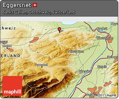 Physical 3D Map of Eggersriet