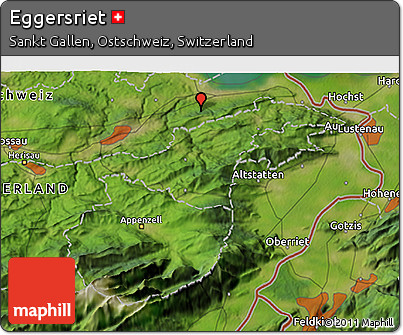 Satellite 3D Map of Eggersriet