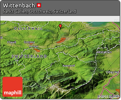 Satellite 3D Map of Wittenbach