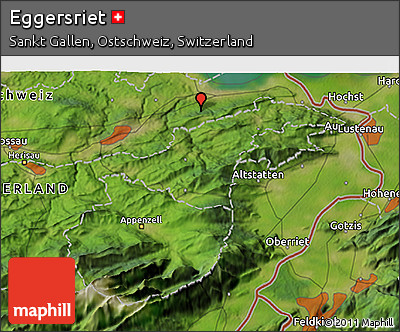 Satellite 3D Map of Eggersriet