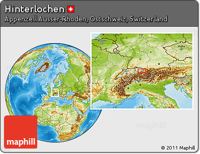 Physical Location Map of Hinterlochen
